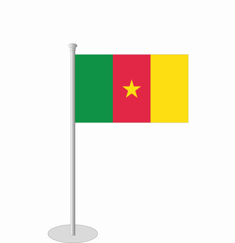 Kamerun Tischfähnchen