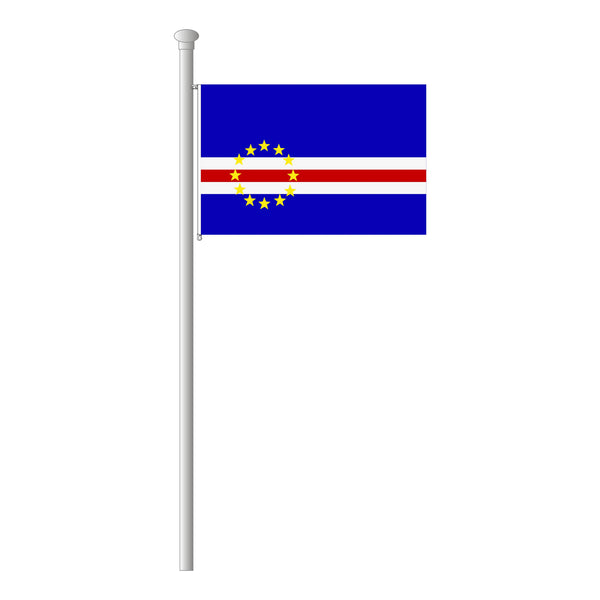 Kap Verde Flagge Querformat