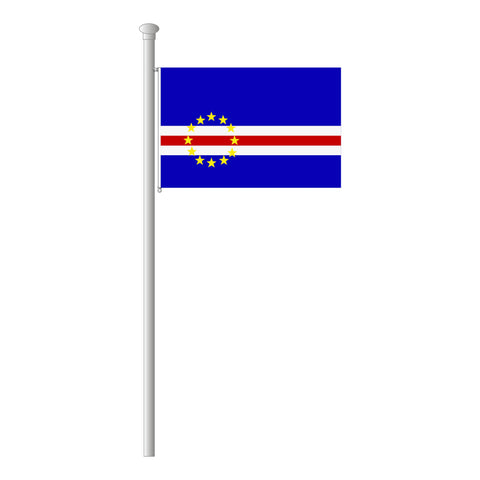 Kap Verde Flagge Querformat