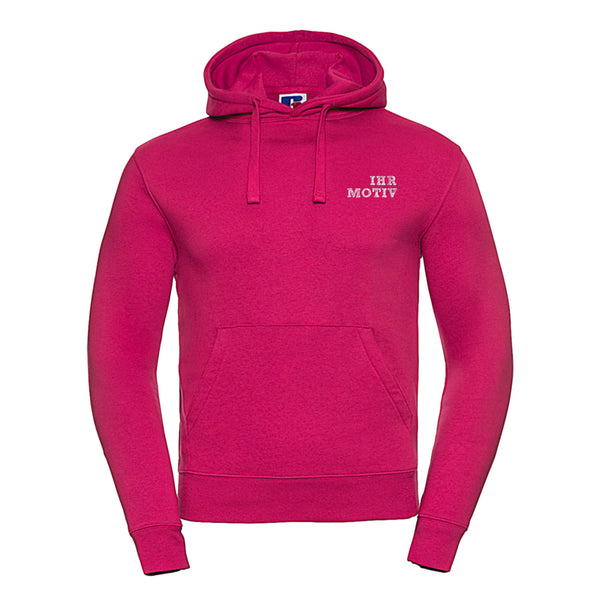 Pulli mit aufgesetzten Kängurutaschen und Zugang für MP3-Palyer mit Kabelführung