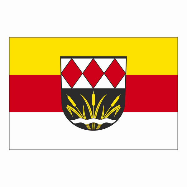 Die Gemeindeflagge von Karlshuld.