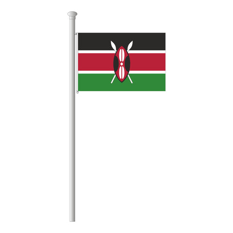 Kenia Flagge Querformat