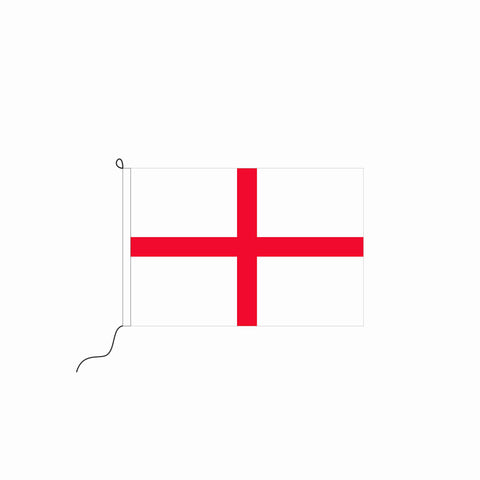 Kleinfahne England, rotes Kreuz auf weißem Grund