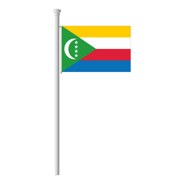 Komoren Flagge Querformat