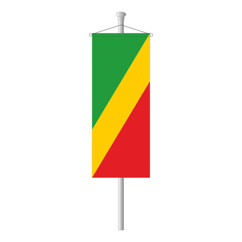 Republik Kongo Bannerfahne