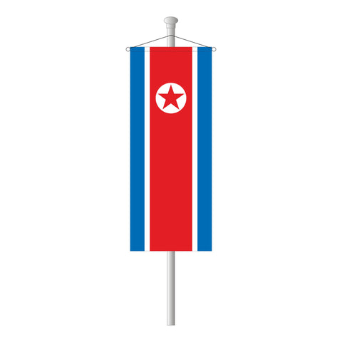Nordkorea Bannerfahne