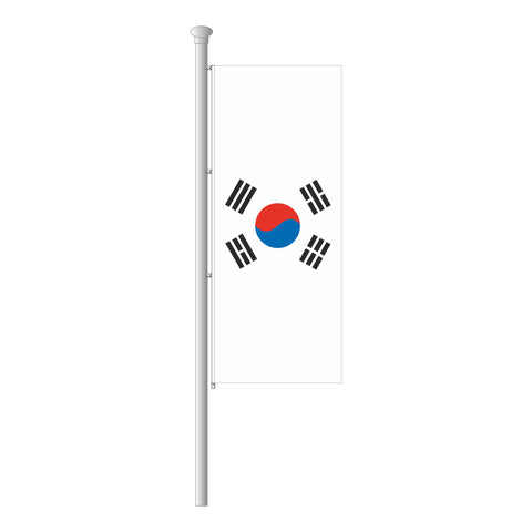 Südkorea Hissfahne im Hochformat