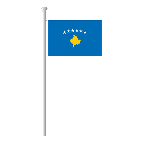 Kosovo Flagge Querformat