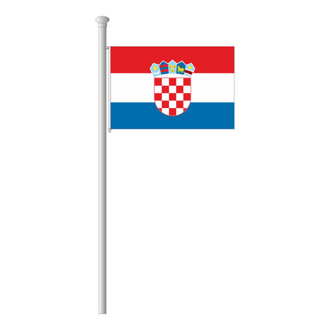 Kroatien Flagge Querformat