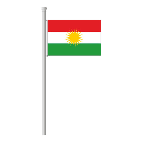 Kurdistan Flagge Querformat