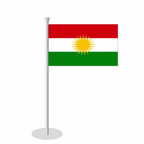 Kurdistan Tischfähnchen