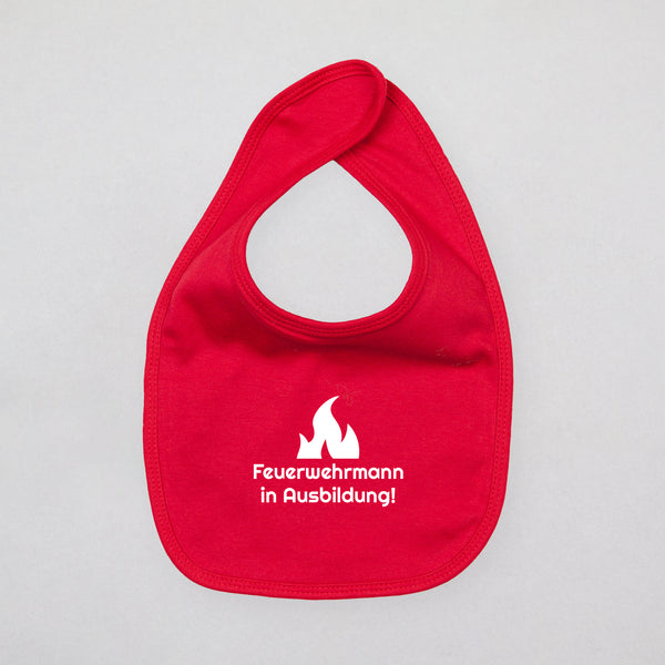 Baby Lätzchen - Feuerwehrmann in Ausbildung