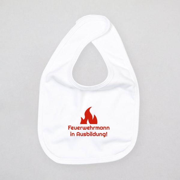 Baby Lätzchen - Feuerwehrmann in Ausbildung