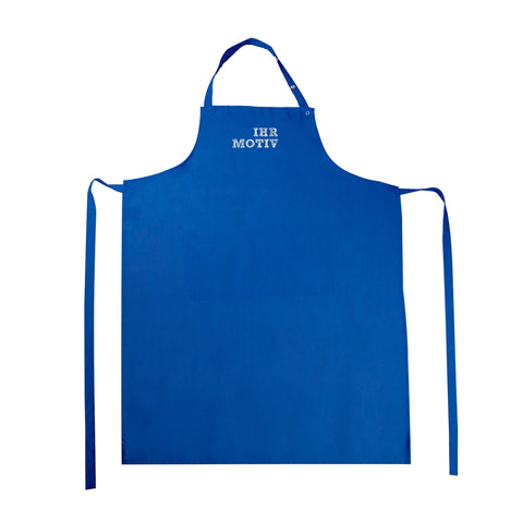 Schürze mit Bestickung am Latz