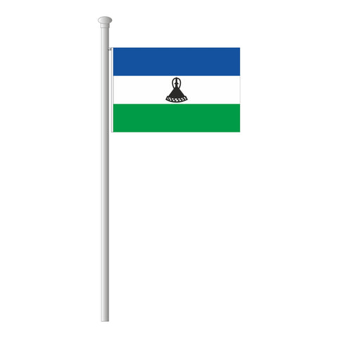 Lesotho Flagge Querformat
