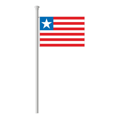 Liberia Flagge Querformat