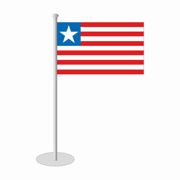Liberia Tischfähnchen
