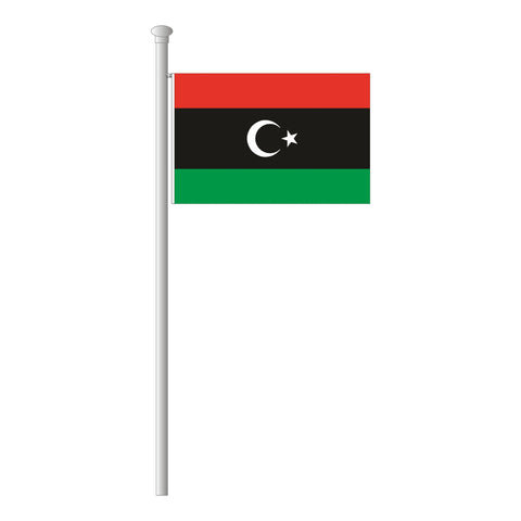 Libyen Flagge Querformat