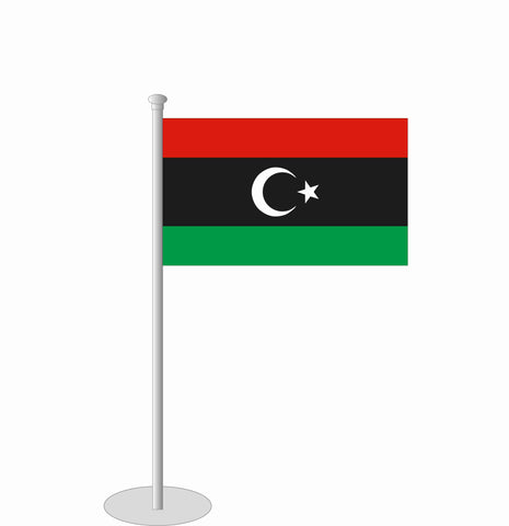 Libyen Tischfähnchen