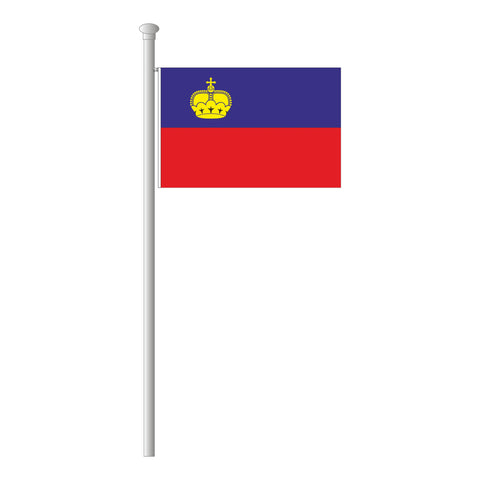 Liechtenstein Flagge Querformat