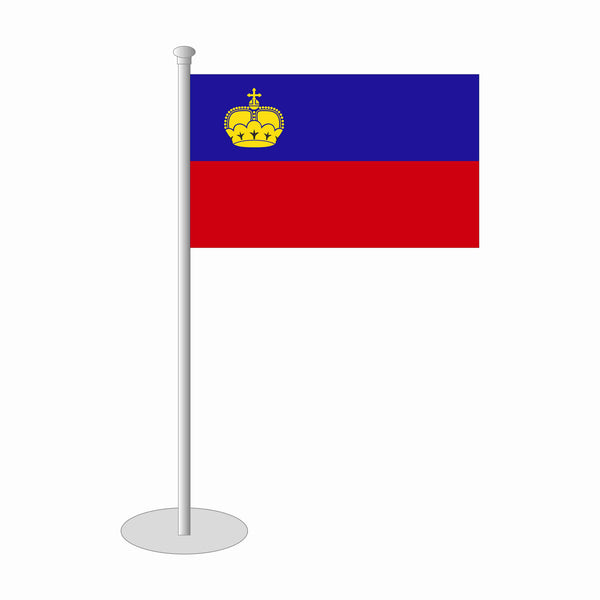 Liechtenstein Tischfähnchen