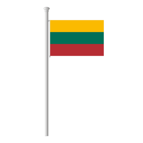 Litauen Flagge Querformat
