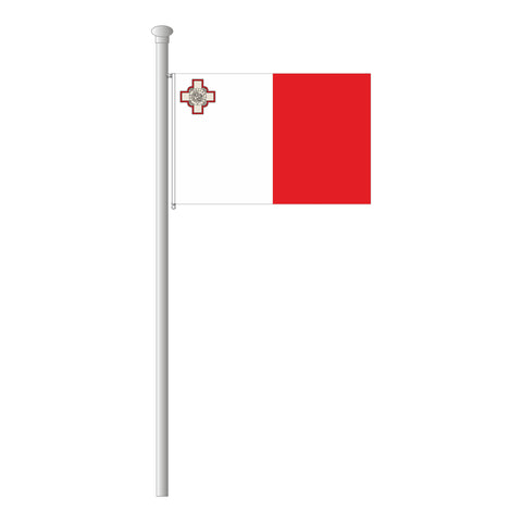 Malta Flagge Querformat