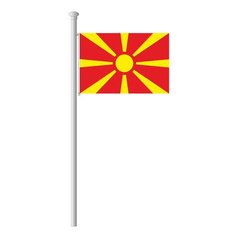 Mazedonien Flagge Querformat