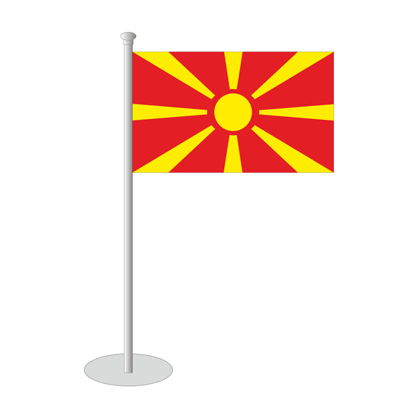 Mazedonien Tischfähnchen