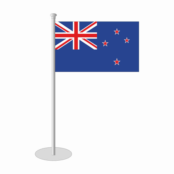 Neuseeland Tischfähnchen