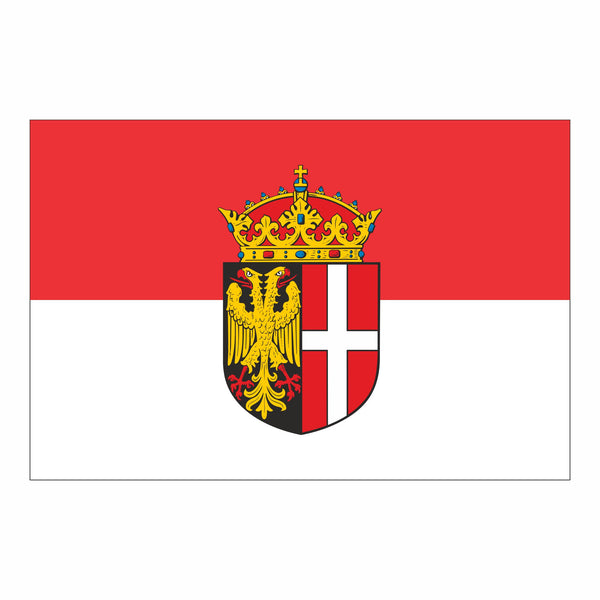 Die Flagge der Stadt Neuss.