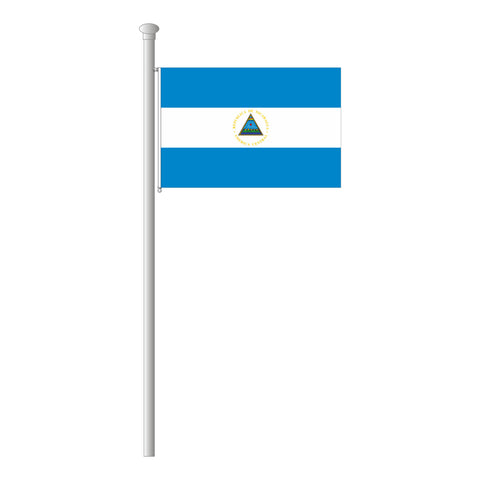 Nicaragua Flagge Querformat