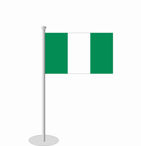 Nigeria Tischfähnchen