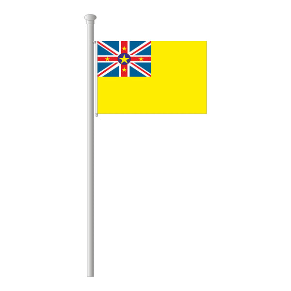 Niue Flagge Querformat