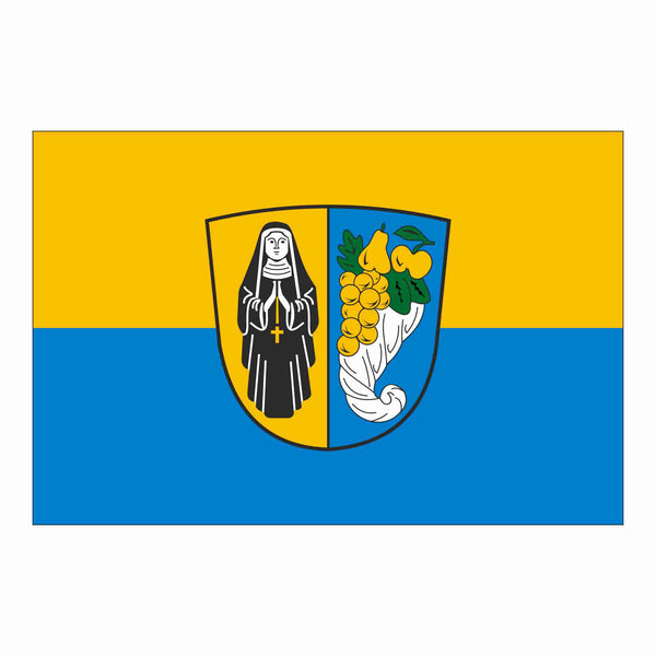 Die Gemeindeflagge von Nonnenhorn.