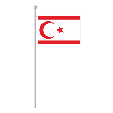 Nordzypern Flagge Querformat