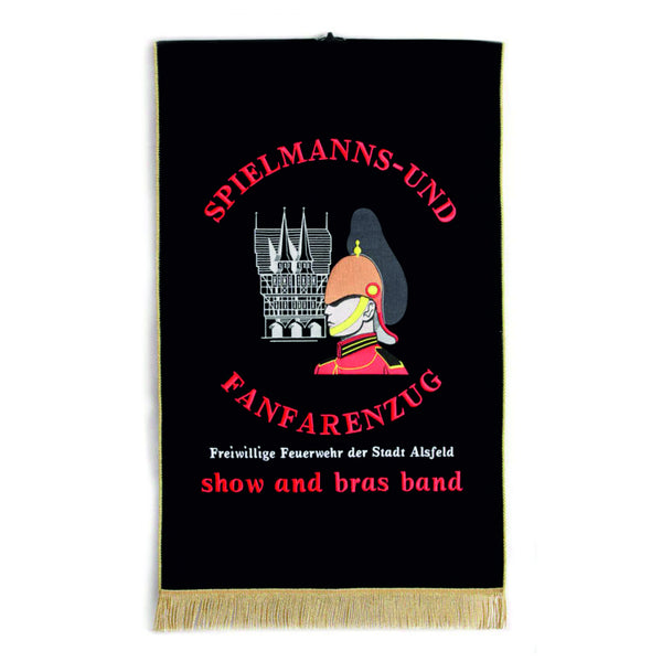 Notenpultbanner bestickt aufwendige Motive