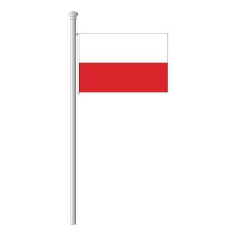 Oberösterreich ohne Wappen Flagge Querformat