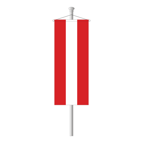 Österreich ohne Wappen Bannerfahne