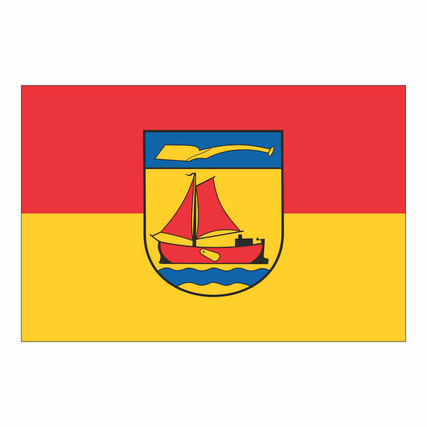 Die Gemeindefahne von Ostrhauderfehn.