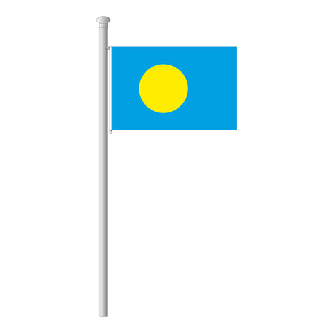Palau Flagge Querformat