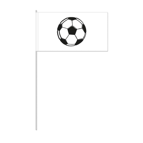 Papierfähnchen Fußball