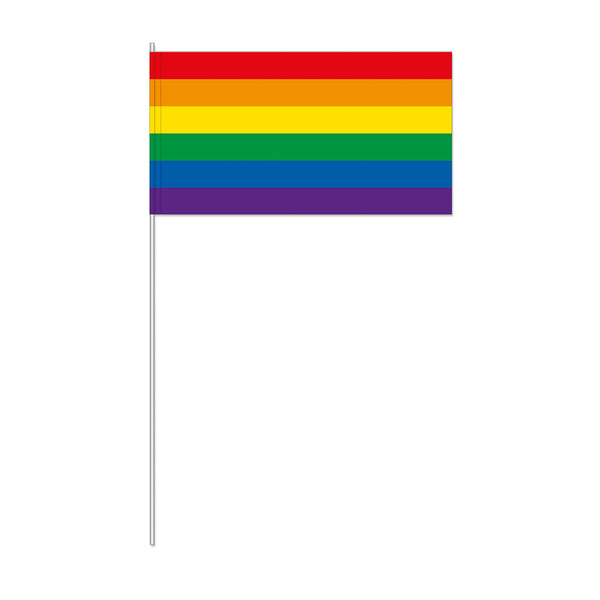 Papierfähnchen waagrecht gestreift