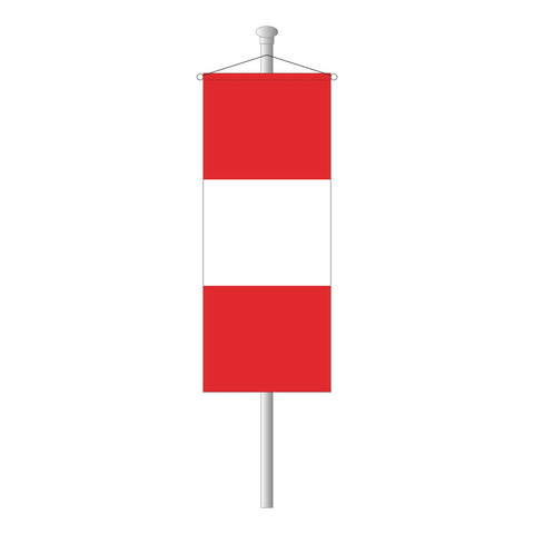 Peru ohne Wappen Bannerfahne