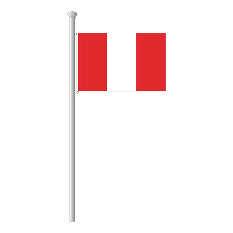 Peru ohne Wappen Flagge Querformat