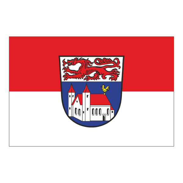 Die Stadtfahne der Kreisstadt Pfarrkirchen