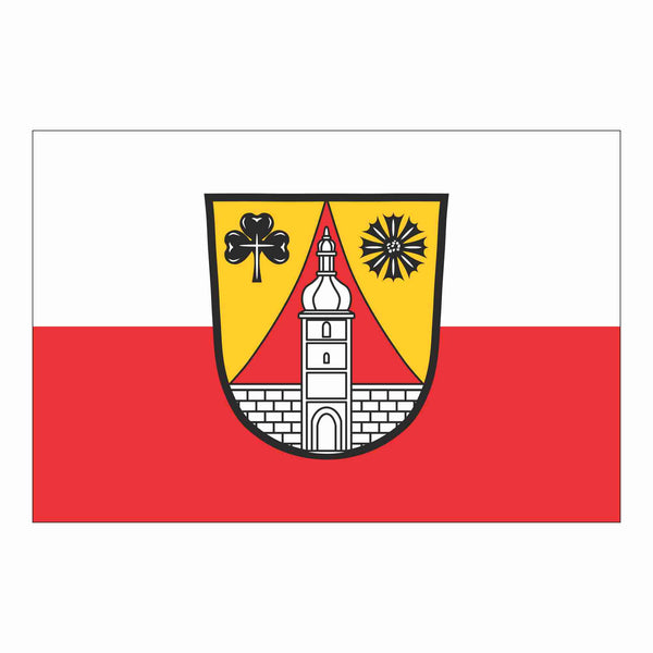 Die Fahne der Gemeinde Pinzberg.