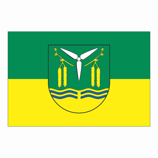 Die Gemeindefahne von Puls.