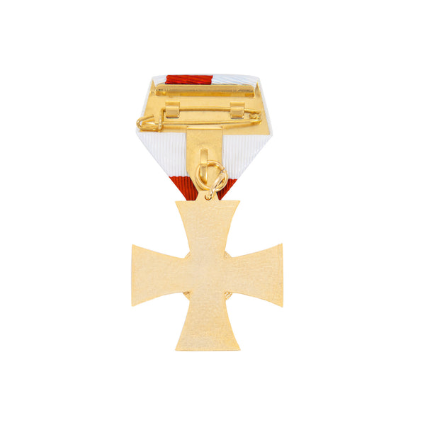 Ehrenkreuz Feuerwehr Gold Rückseite