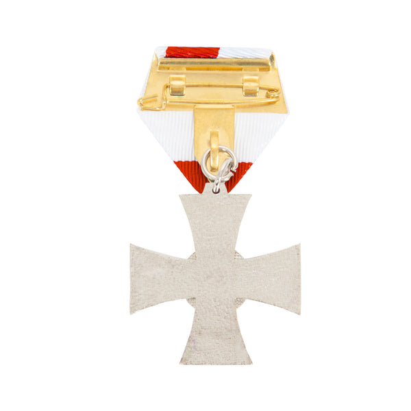 Ehrenkreuz Feuerwehr Silber Rückseite